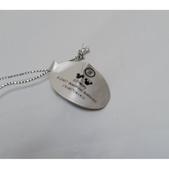 Mickey Mouse 2007 Snow Globe Ornament SNOW MAN LIKE MY MAN Bradford #A0909 COA - Picture 7 of 11